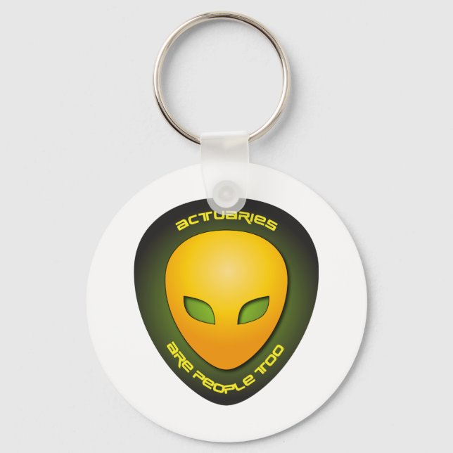 Actuaries Are People Too Keychain (Front)