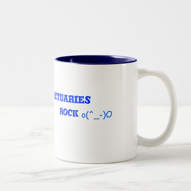 Actuaries/occupation/profession Rock Mug (Right)