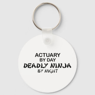 Actuary Deadly Ninja by Night Keychain