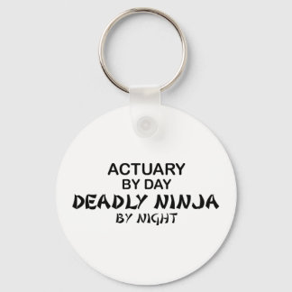 Actuary Deadly Ninja by Night Keychain