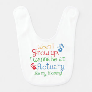 Actuary (Future) Like My Mommy Bib