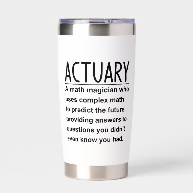 Actuary Insulated Tumbler (Front)