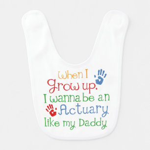 Actuary Like My Dad Baby Bib