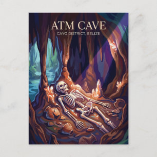Actun Tunichil Muknal (ATM Cave) Belize Postcard
