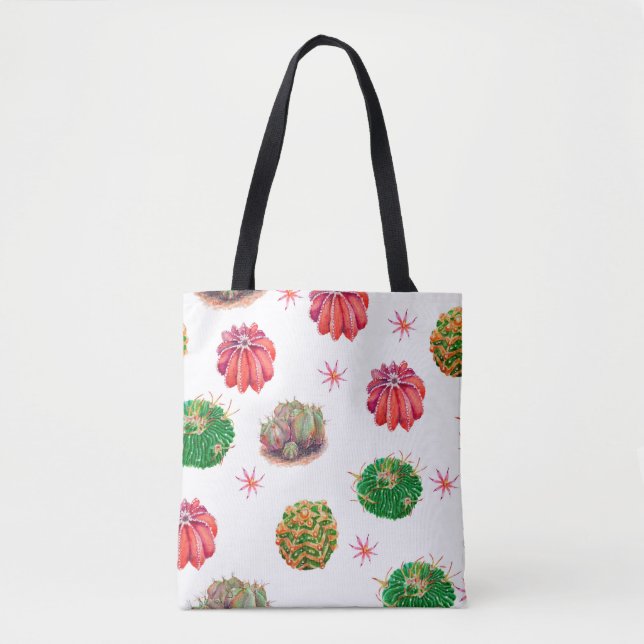 ?actus seamless floral pattern background, wallpap tote bag (Front)