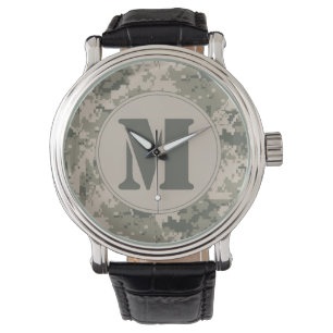 ACU Camo Camouflage Digital Pattern Uniform Watch