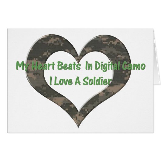ACU Camo Heart Card (Front Horizontal)