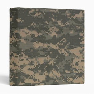 ACU Digital Camo Camouflage Binder