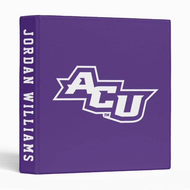 ACU Logo 3 Ring Binder (Front/Spine)