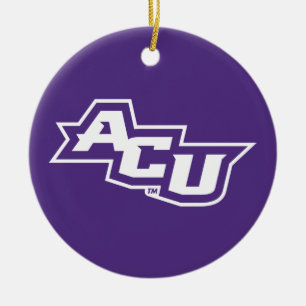 ACU Logo Ceramic Ornament
