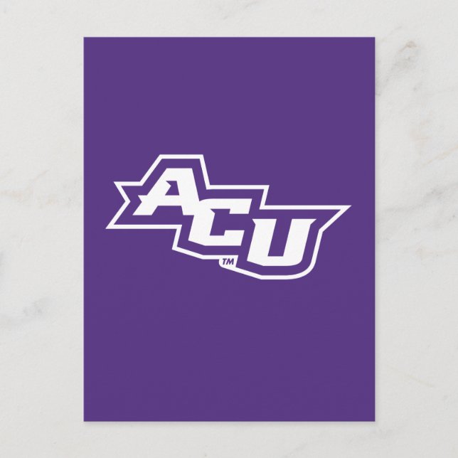 ACU Logo Invitation Postcard (Front)