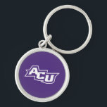 ACU Logo Keychain<br><div class="desc">Check out these Abilene Christian University designs! Show off your pride with these new University products. These make the perfect gifts for the ACU student,  alumni,  family,  friend or fan in your life. All of these Zazzle products are customizable with your name,  class year,  or club. Go WILDCATS!</div>