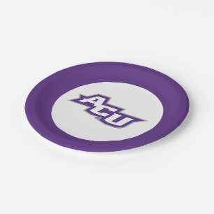 ACU Logo Paper Plates