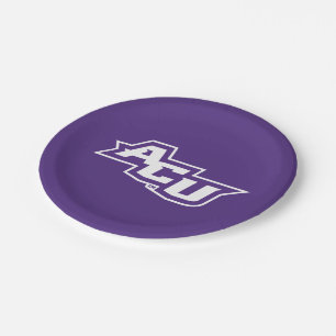 ACU Logo Paper Plates