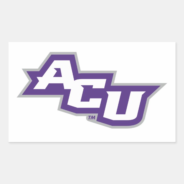 ACU Logo Rectangular Sticker (Front)