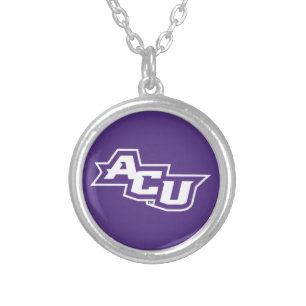 ACU Logo Silver Plated Necklace