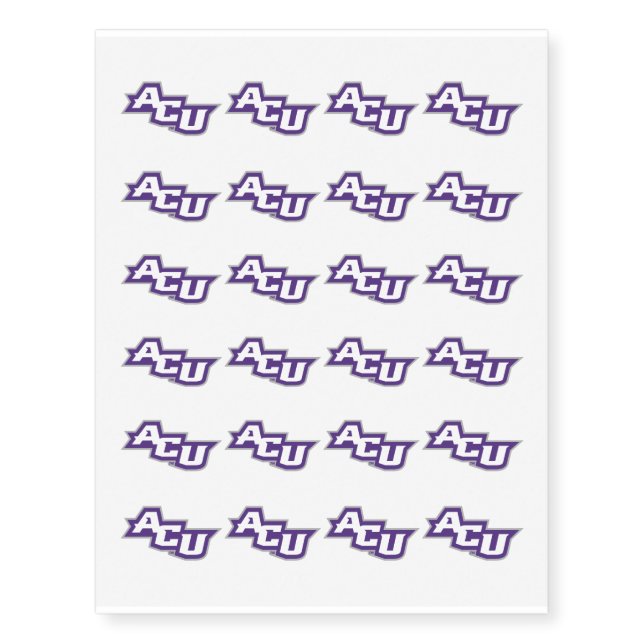 ACU Logo Temporary Tattoos (Front)