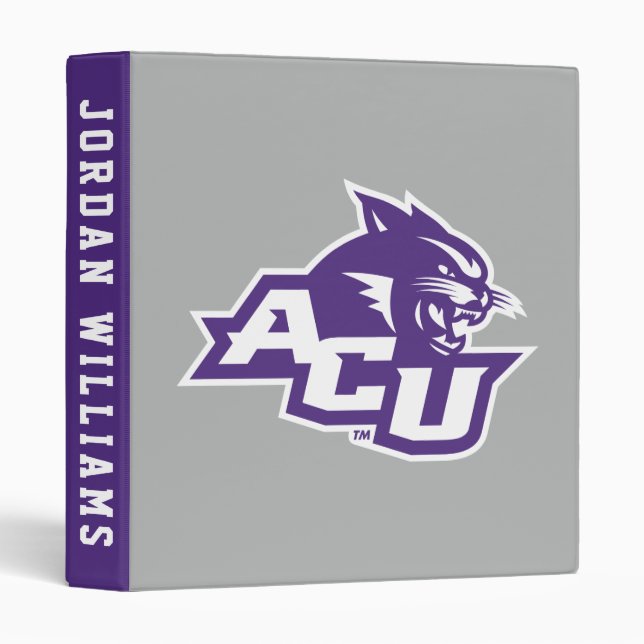ACU Primary Logo 3 Ring Binder (Front/Spine)