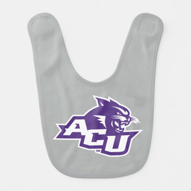 ACU Primary Logo Baby Bib (Front)