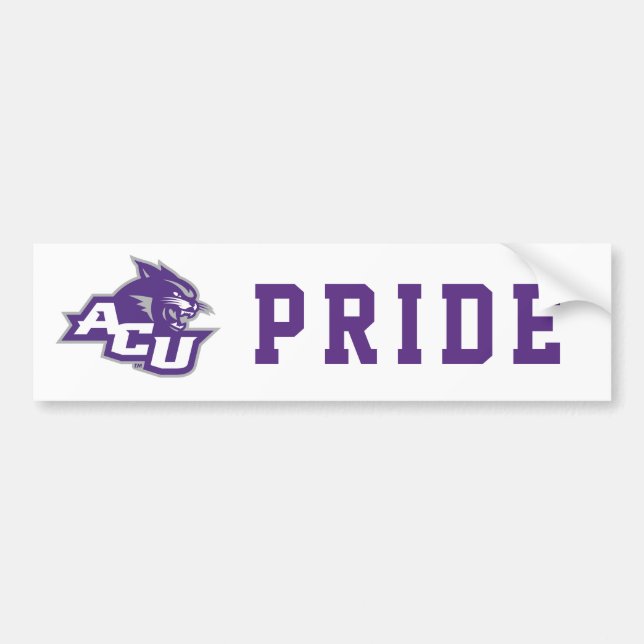 ACU Primary Logo Bumper Sticker (Front)