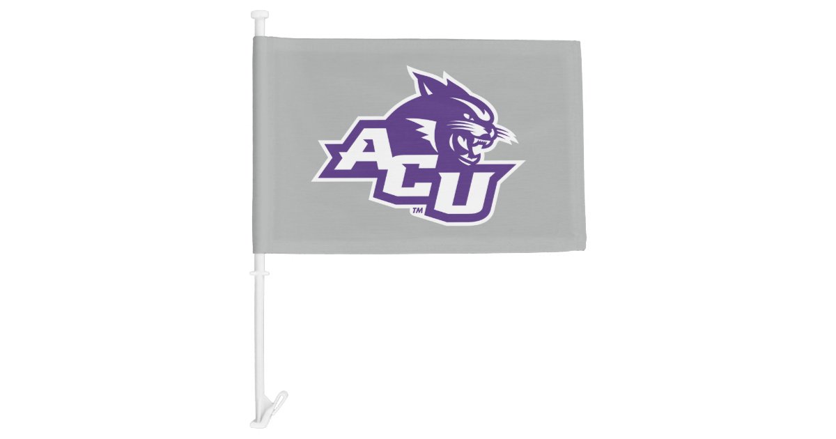 ACU Primary Logo Car Flag | Zazzle