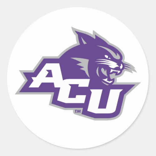 ACU Primary Logo Classic Round Sticker