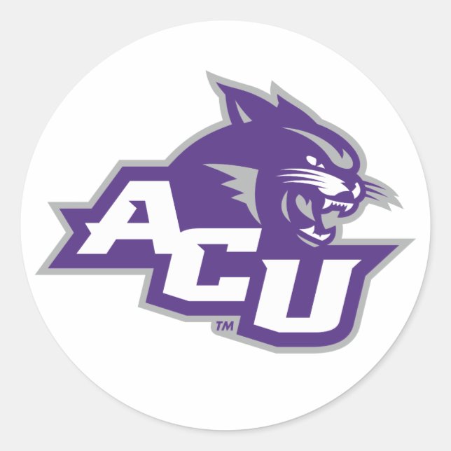 ACU Primary Logo Classic Round Sticker (Front)