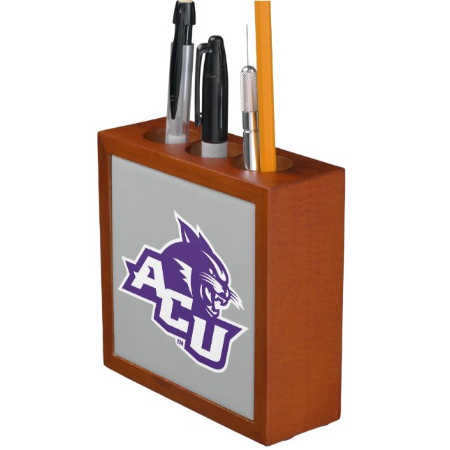 ACU Primary Logo Desk Organizer (In Situ)