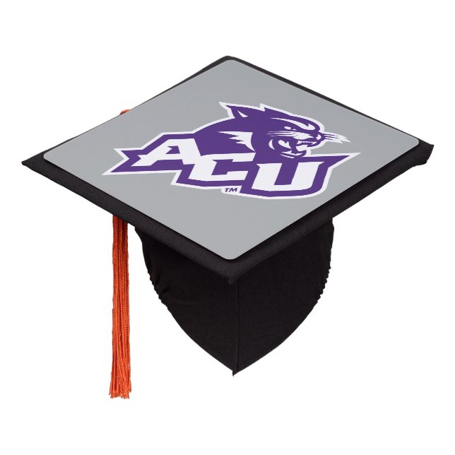 ACU Primary Logo Graduation Cap Topper (Angled)