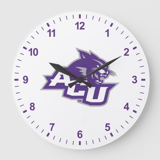 ACU Primary Logo Large Clock (Front)