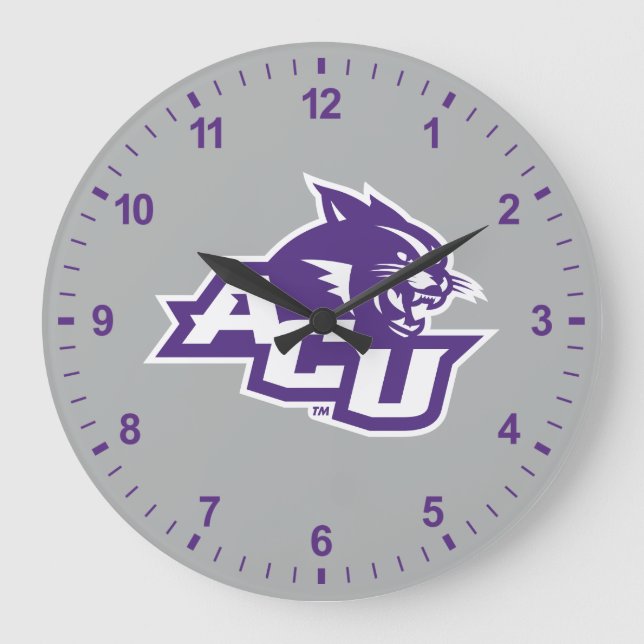 ACU Primary Logo Large Clock (Front)