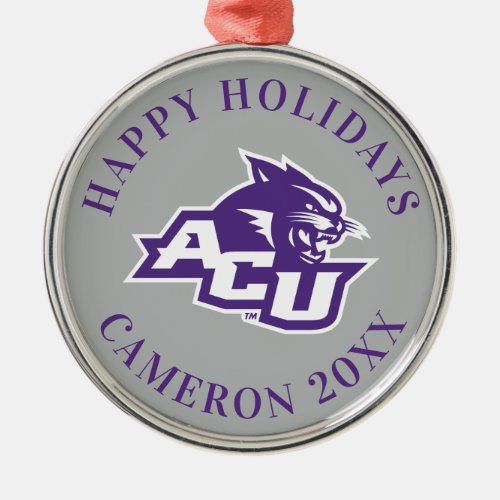 ACU Primary Logo Metal Ornament