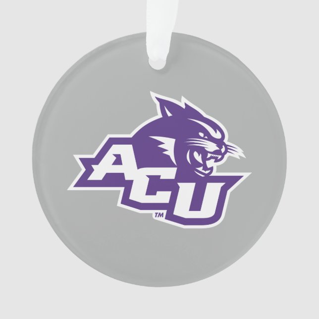 ACU Primary Logo Ornament (Front)