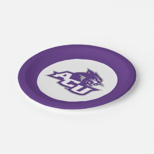 ACU Primary Logo Paper Plates