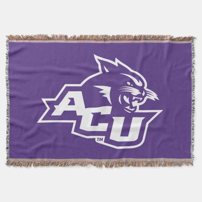 ACU Primary Logo Throw Blanket (Front)