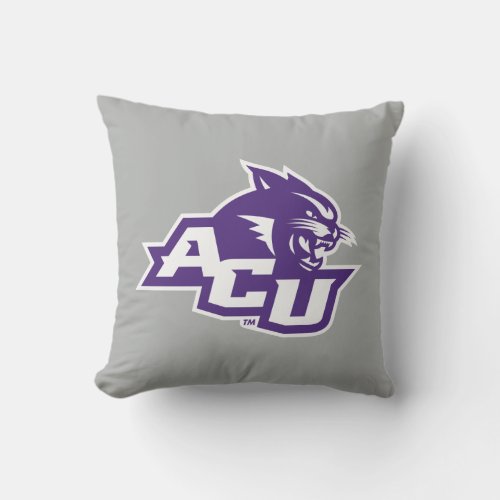 ACU Primary Logo Throw Pillow