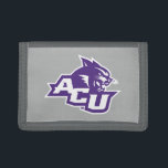 ACU Primary Logo Trifold Wallet<br><div class="desc">Check out these Abilene Christian University designs! Show off your pride with these new University products. These make the perfect gifts for the ACU student,  alumni,  family,  friend or fan in your life. All of these Zazzle products are customizable with your name,  class year,  or club. Go WILDCATS!</div>