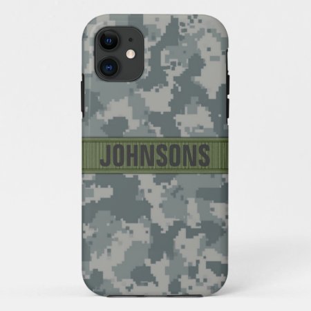 Acu Style Camo Personalized Iphone 11 Case