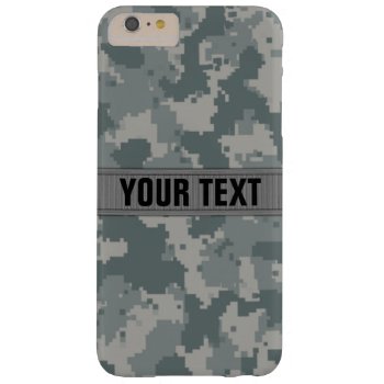 Acu Style Gray Camo #2 Personalized Barely There Iphone 6 Plus Case by sc0001 at Zazzle