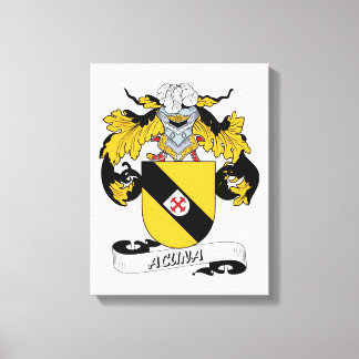 Acuna Family Crest Canvas Print