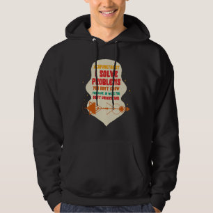 Acupuncture Acupuncturist I Solve Problems Needle Hoodie