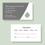Acupuncture Appointment Business Cards