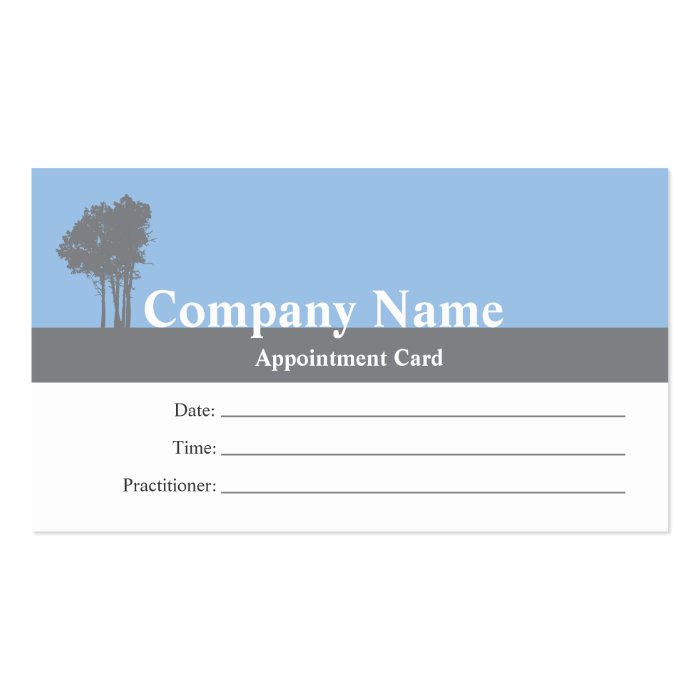 Acupuncture Business card appointment card Zazzle