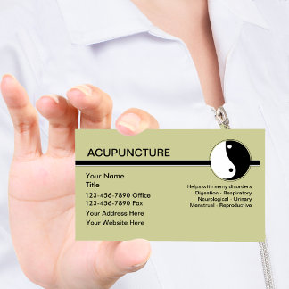 Acupuncture Business Cards