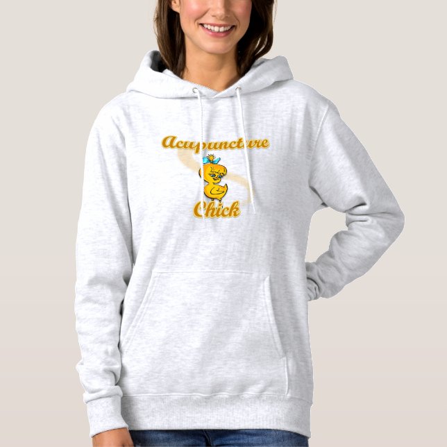 Acupuncture Chick Hoodie (Front)