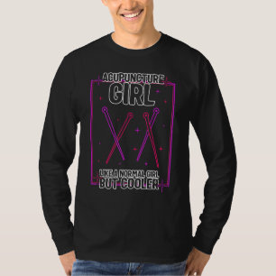 Acupuncture Girl Retro Needle Women Therapist TCM T-Shirt