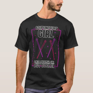 Acupuncture Girl Retro Needle Women Therapist TCM T-Shirt