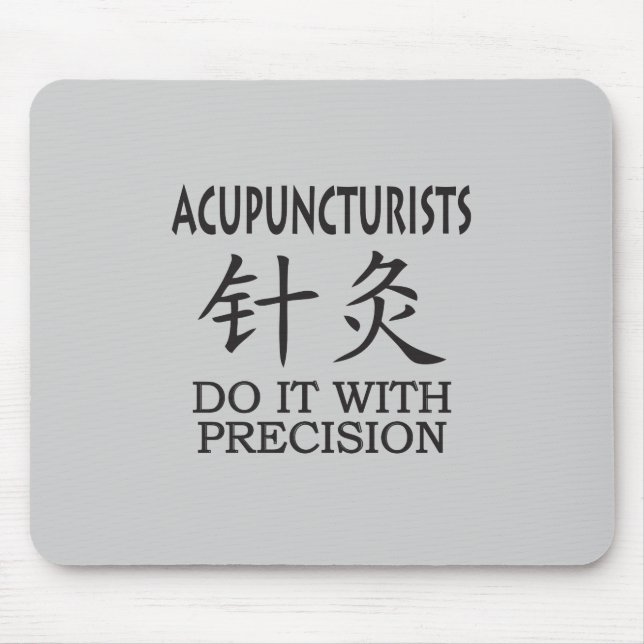 Acupuncture humor mouse pad (Front)
