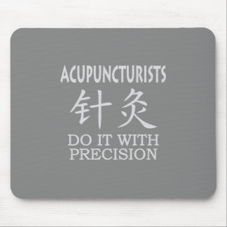 Acupuncture humor mouse pad