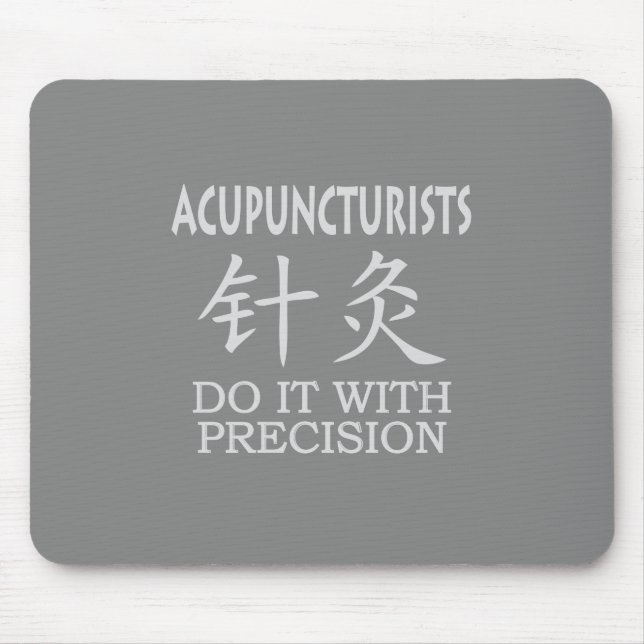 Acupuncture humor mouse pad (Front)